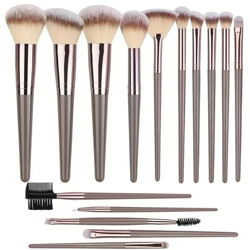 3–20PCS Makeup Brush Set – Soft Synthetic Brushes