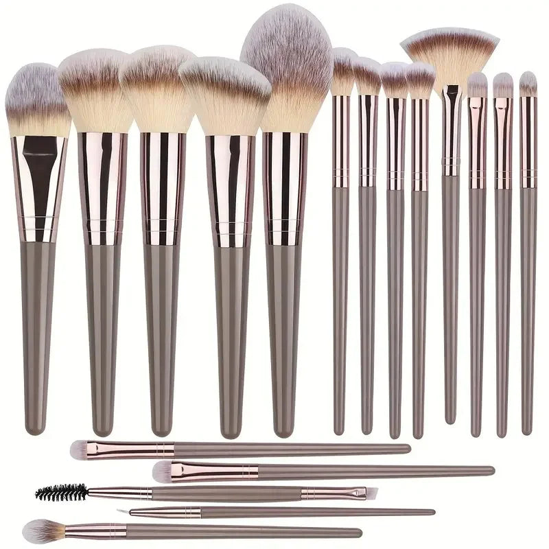 3–20PCS Makeup Brush Set – Soft Synthetic Brushes