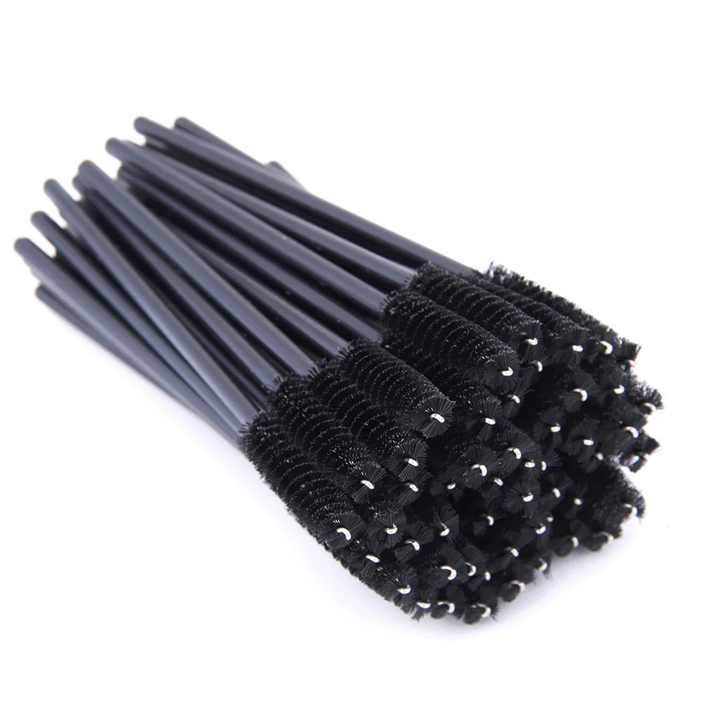Disposable Eyelash & Eyebrow Mascara Wands (5/50 Pack)