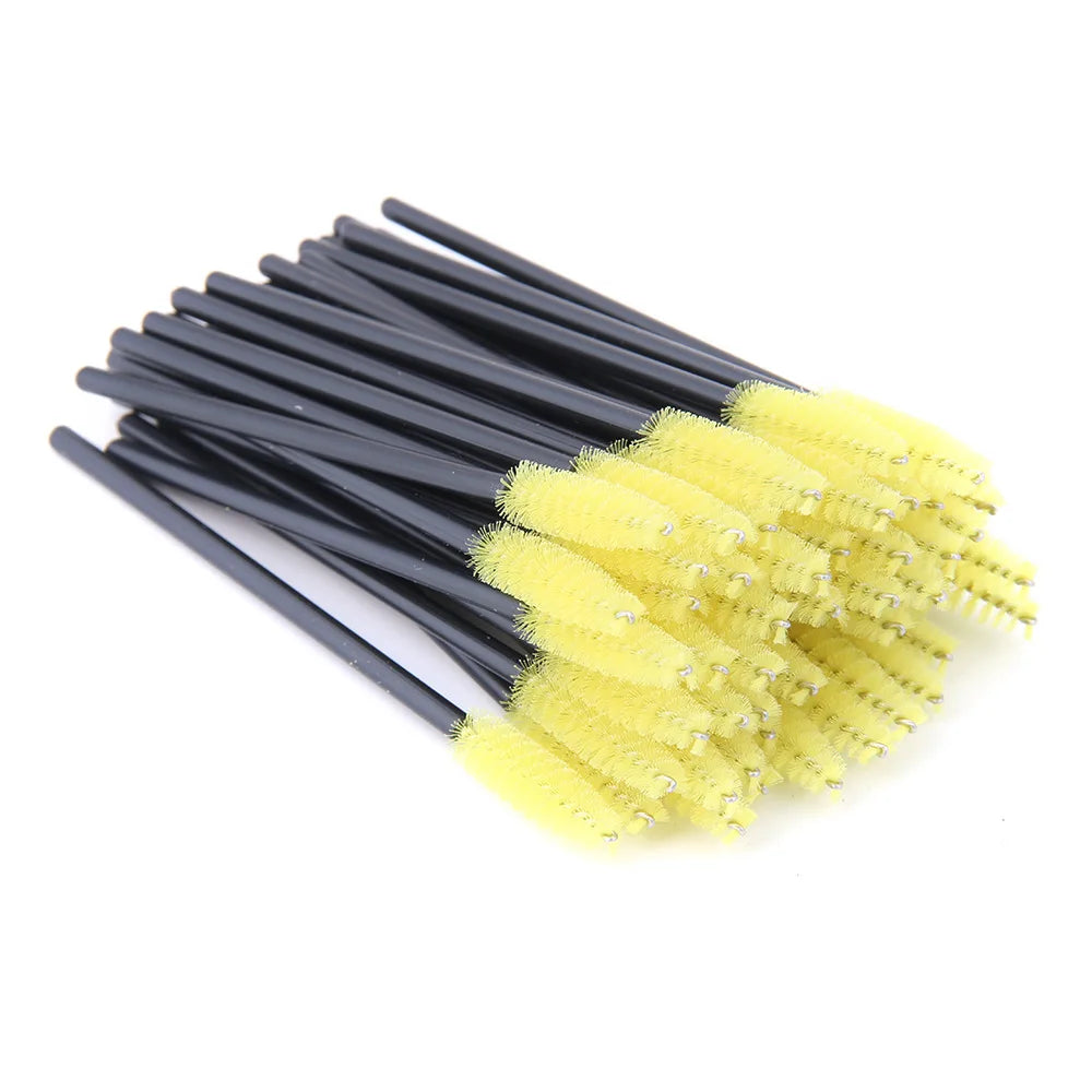 Disposable Eyelash & Eyebrow Mascara Wands (5/50 Pack)
