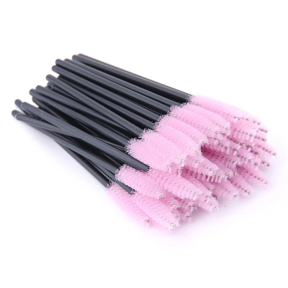 Disposable Eyelash & Eyebrow Mascara Wands (5/50 Pack)