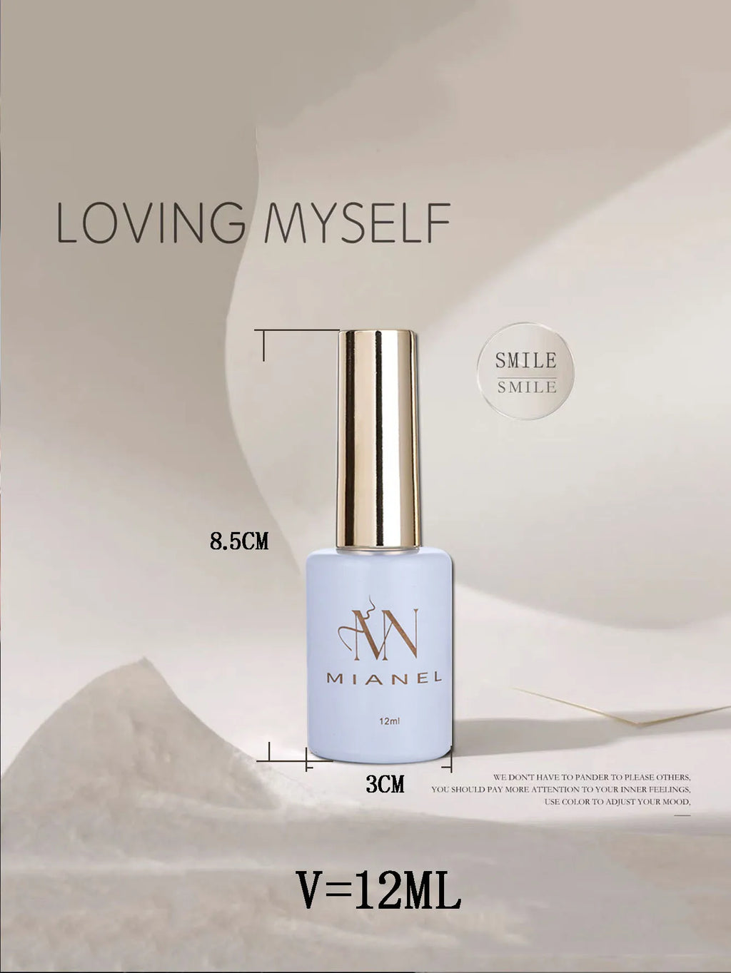 MIANEL Colorful Rock Slice Gel Nail Polish Milky Yellow-White Glittery Cream White Nails Milk Huhu Dopamine 12ml 1-6Pcs