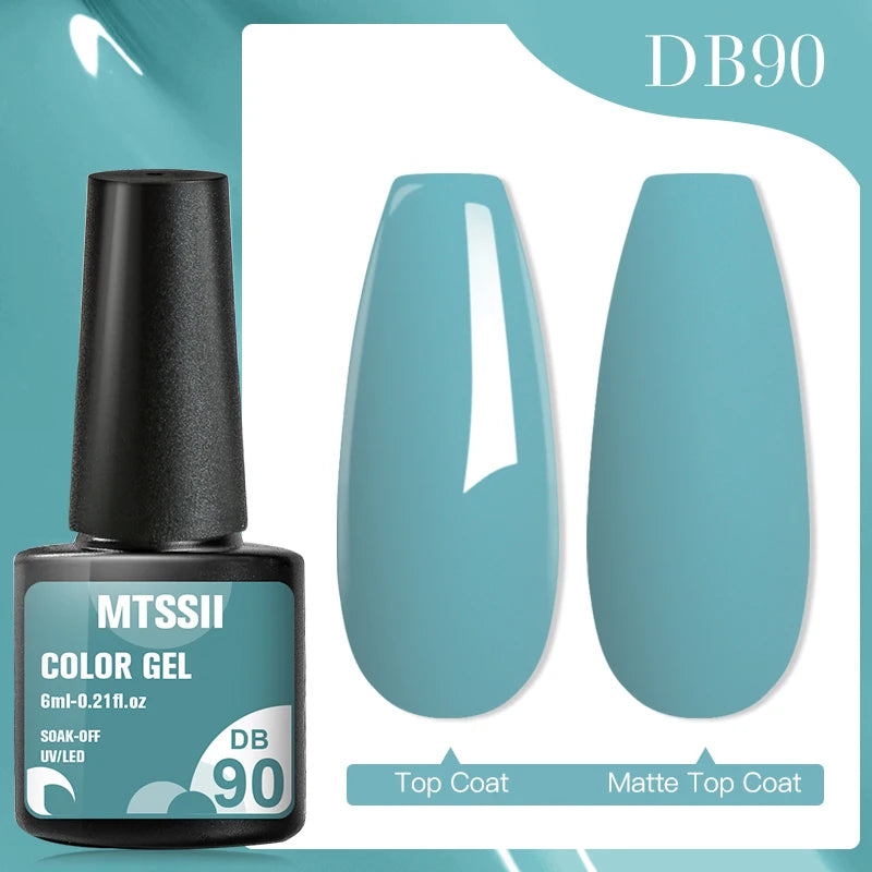 Mtssii 7ML Colorful Reflective Gel Nail Polish Glitter Sparkling Flash Glitter Gel Polish Semi Permanent Varnish Soak Off Nails