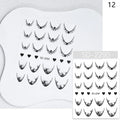 1 Sheet Fashion French Gradient Nail Art Stickers Thin Black White Line Press On Nails Decals Manicure Decorations DIY