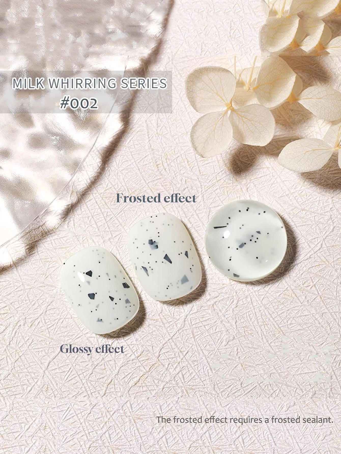 MIANEL Colorful Rock Slice Gel Nail Polish Milky Yellow-White Glittery Cream White Nails Milk Huhu Dopamine 12ml 1-6Pcs