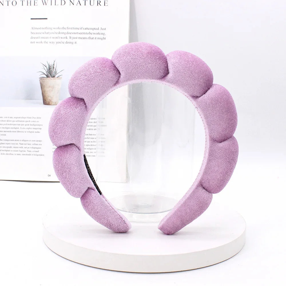 Velvet Spa Headband – Soft Face Wash Hair Band
