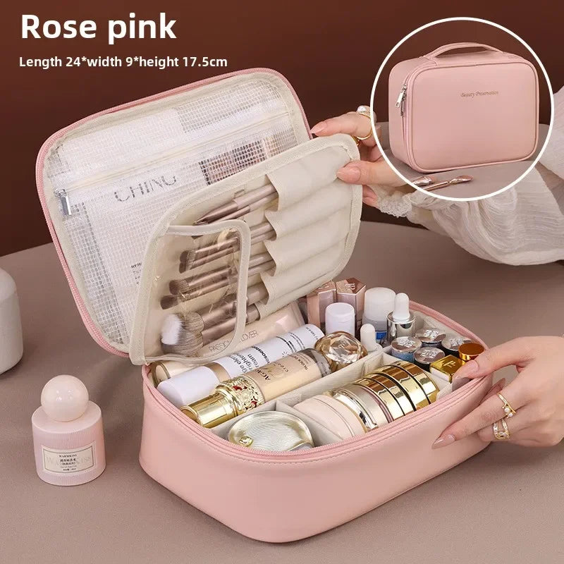 Luxury Travel Makeup Bag