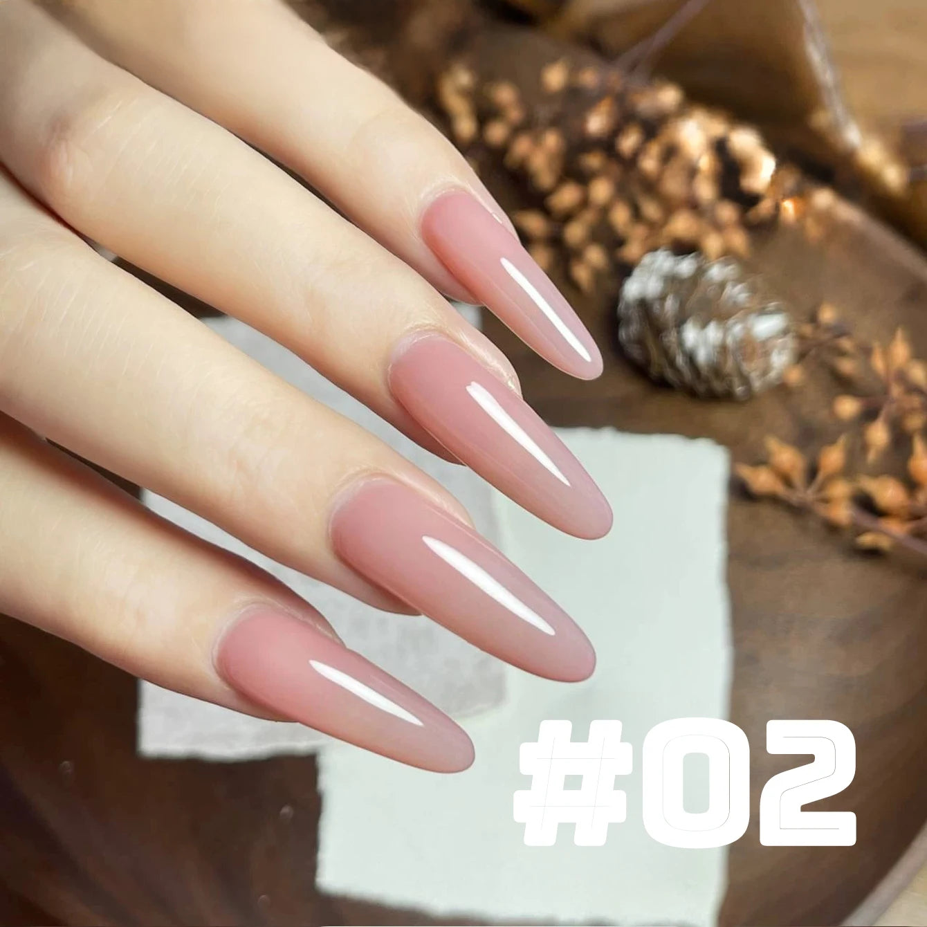 MIANEL Colorful Rock Slice Gel Nail Polish Milky Yellow-White Glittery Cream White Nails Milk Huhu Dopamine 12ml 1-6Pcs