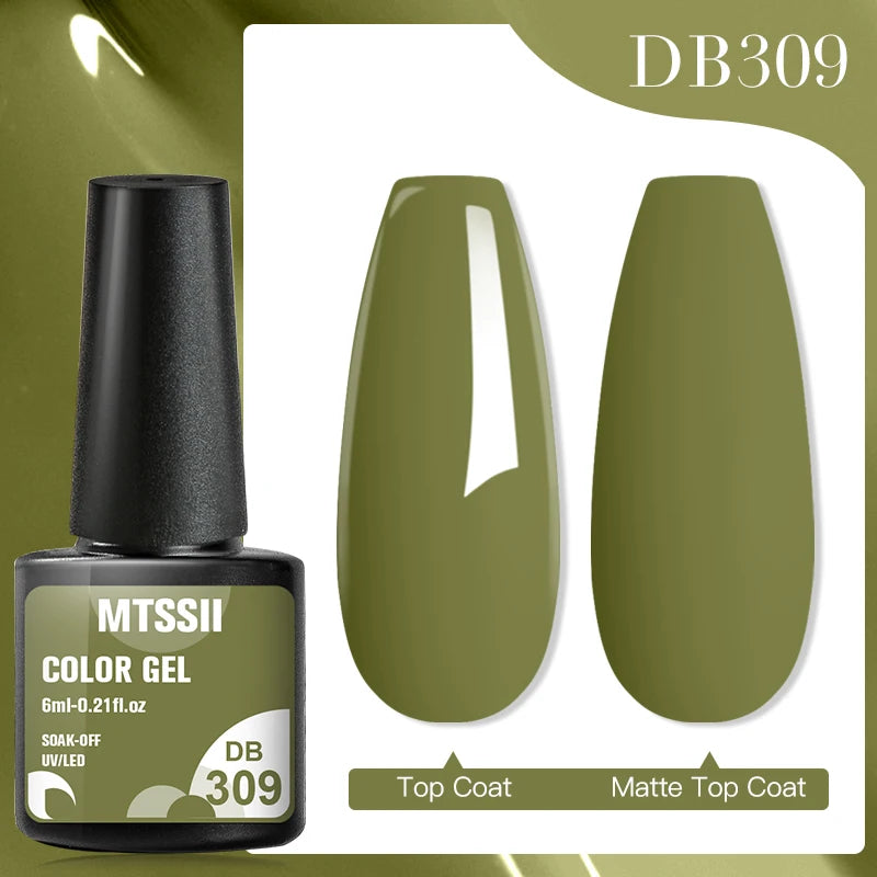 Mtssii 7ML Colorful Reflective Gel Nail Polish Glitter Sparkling Flash Glitter Gel Polish Semi Permanent Varnish Soak Off Nails