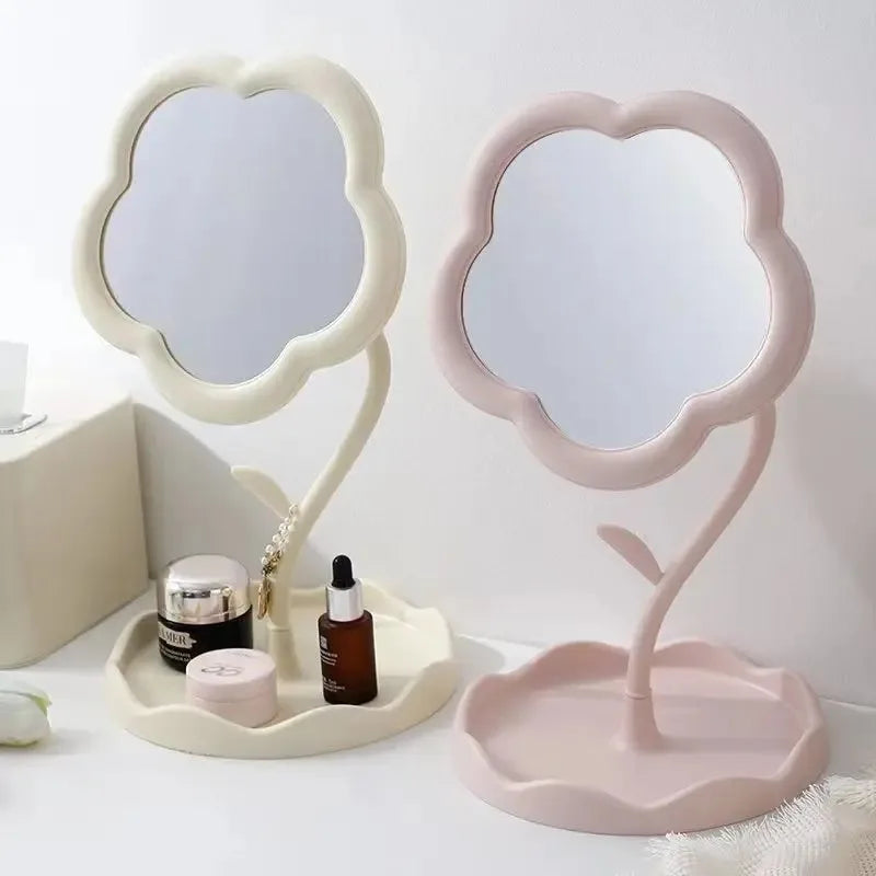 Flower Vanity Mirror – Desktop Makeup Mirror