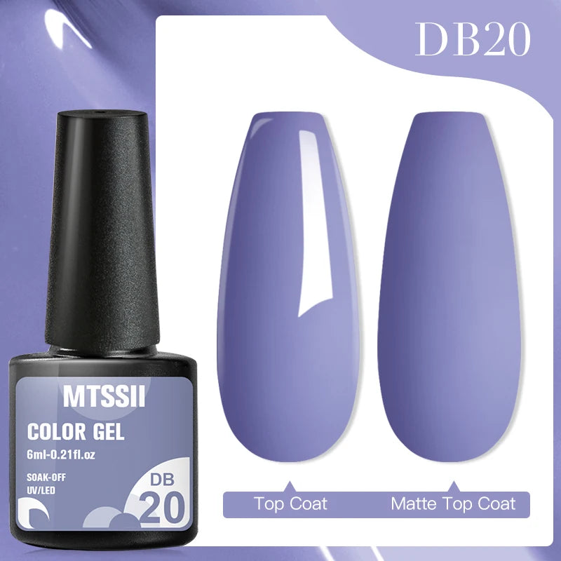 Mtssii 7ML Colorful Reflective Gel Nail Polish Glitter Sparkling Flash Glitter Gel Polish Semi Permanent Varnish Soak Off Nails