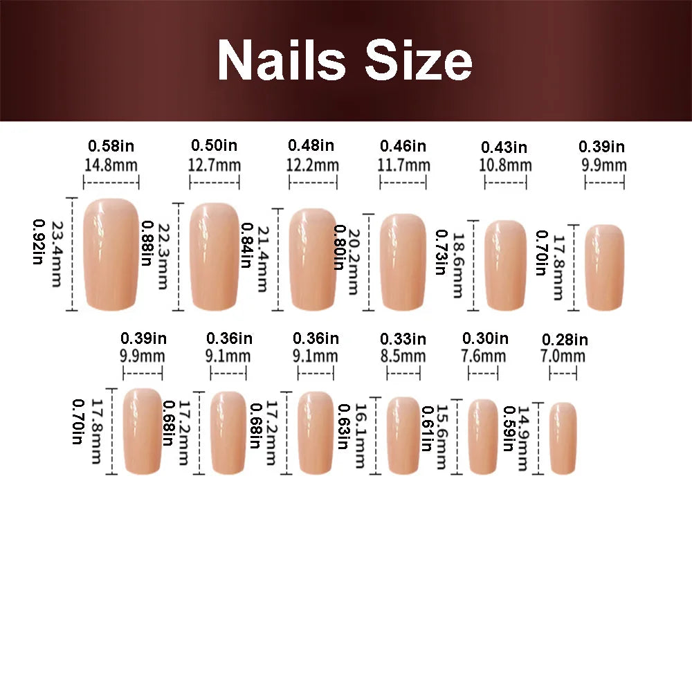 24pcs/set short saure fake nails for Spring summer season french style flowers butterfly design press on false nail art tips