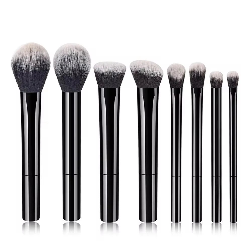 8PCS Makeup Brush Set – Soft Synthetic Face & Eye Brushes