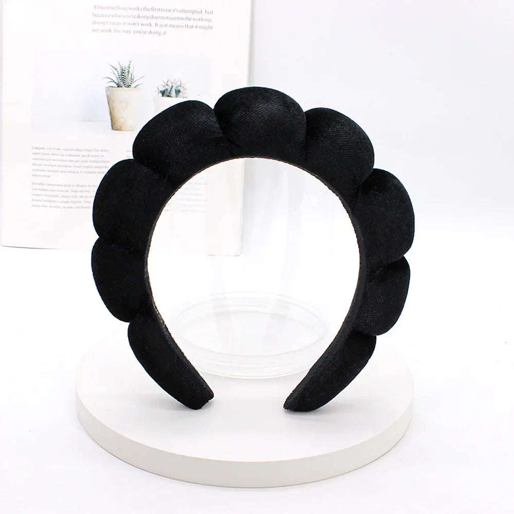 Velvet Spa Headband – Soft Face Wash Hair Band