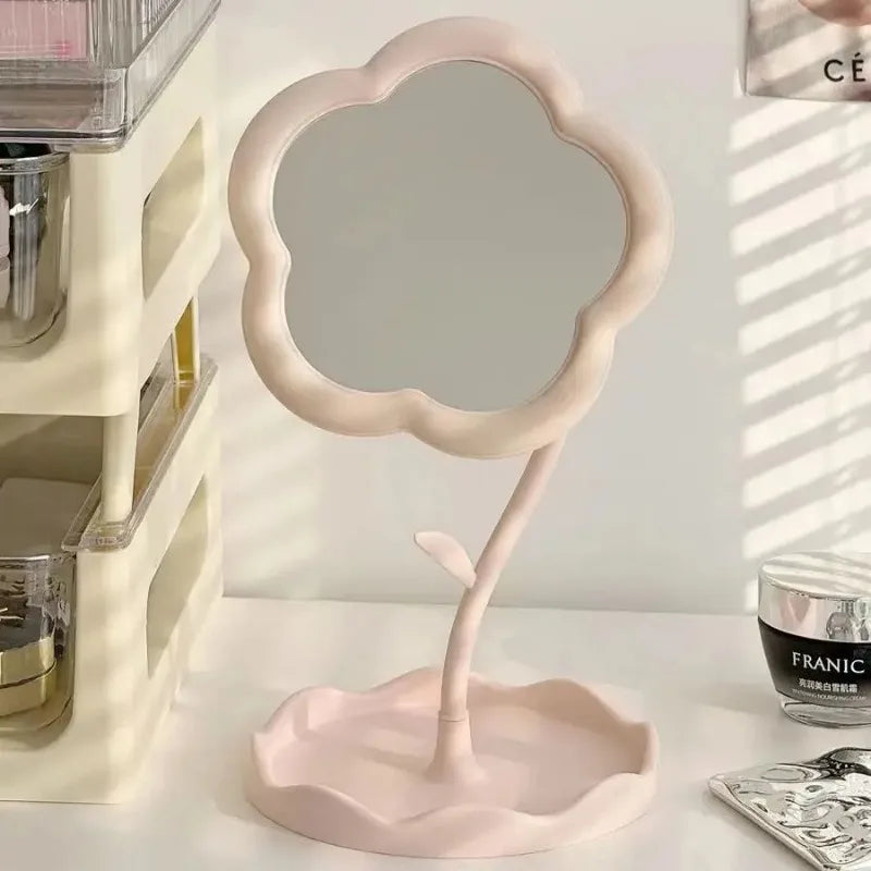 Flower Vanity Mirror – Desktop Makeup Mirror