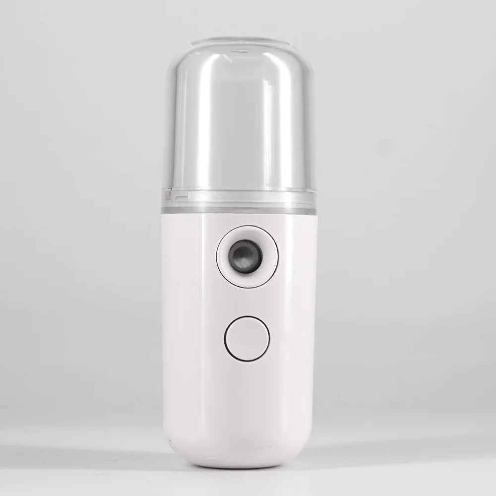 Nano Mister 30 ml Mini Face Humidifier Portable Facial Sprayer USB Rechargeable Handy Skin Care Machine for Face Hydrating