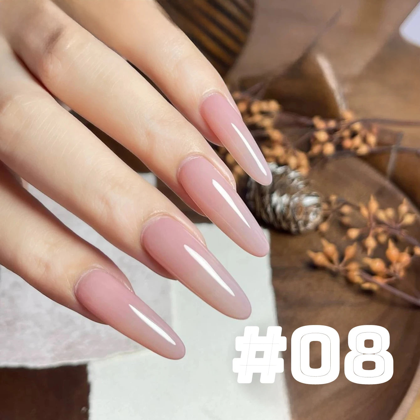 MIANEL Colorful Rock Slice Gel Nail Polish Milky Yellow-White Glittery Cream White Nails Milk Huhu Dopamine 12ml 1-6Pcs