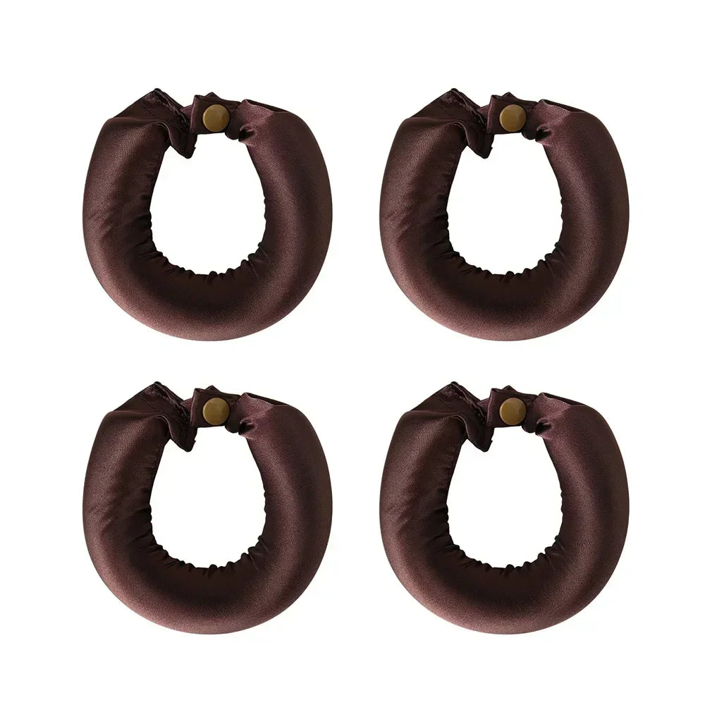 Heatless Satin Hair Curler Set – Overnight Soft Curls