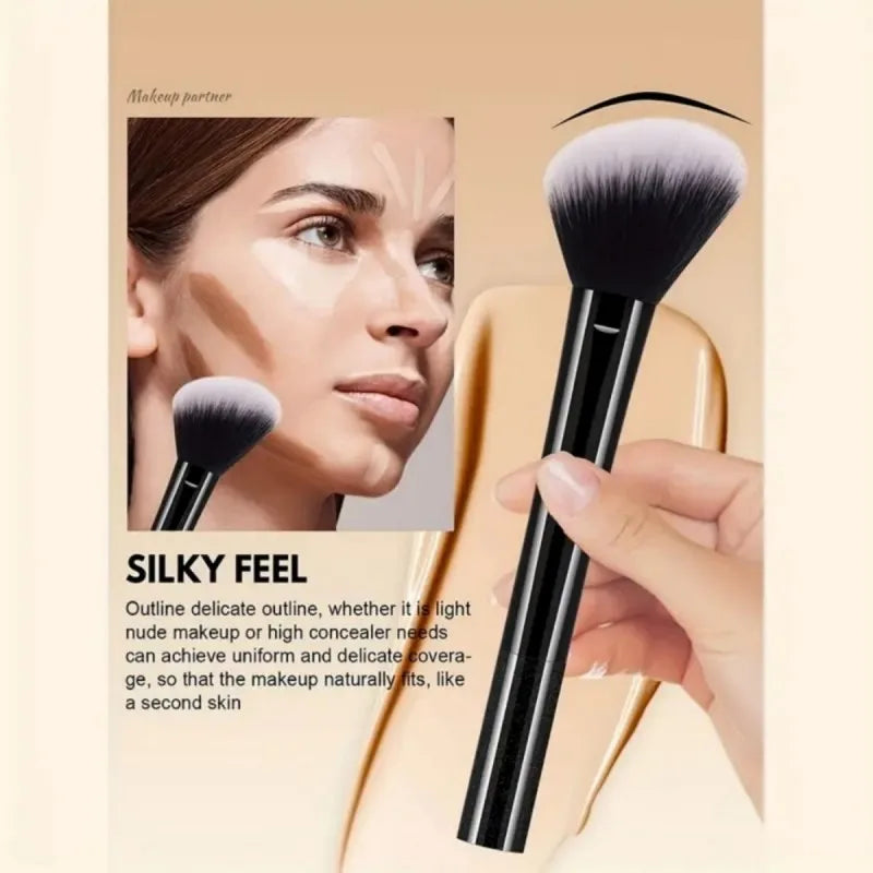 9pcs Multifunctional Black Makeup Brush Set With 1pc Beauty Egg,Soft Bristles for All Skin Types, Alcohol-Free Cosmetic Brushes