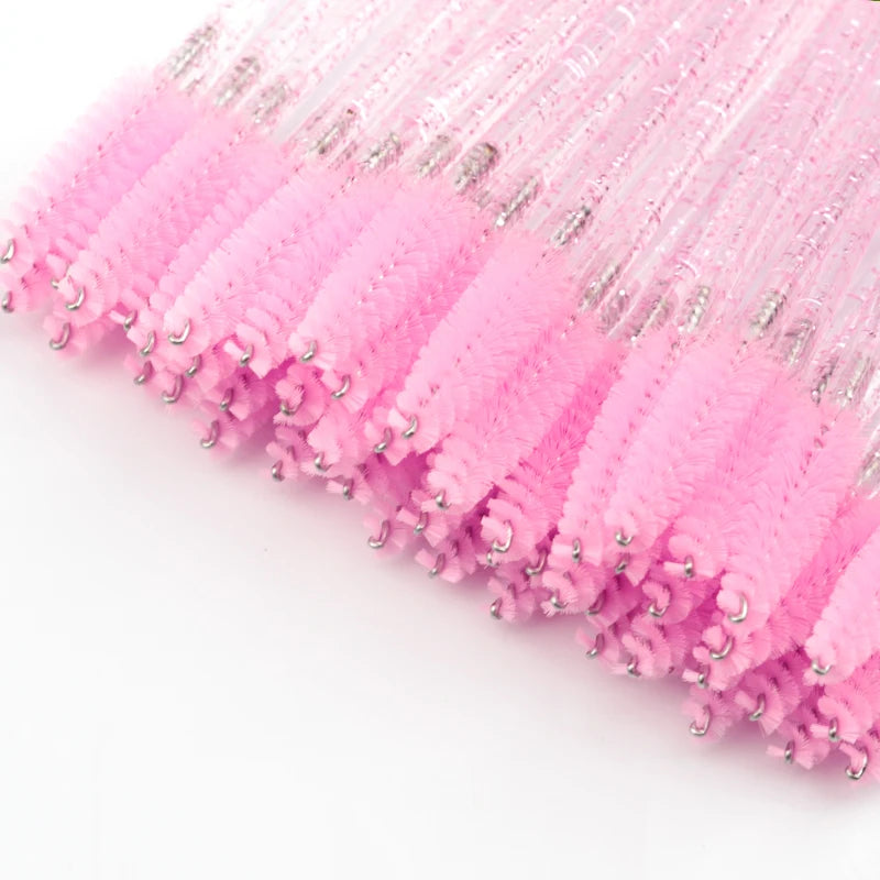 5/50 Pcs Eye Lash Brushes Eyebrow Brush False Eyelashes Extension Tools Mascara Wands Applicator Spoolers Lashes Cosmetic Tool