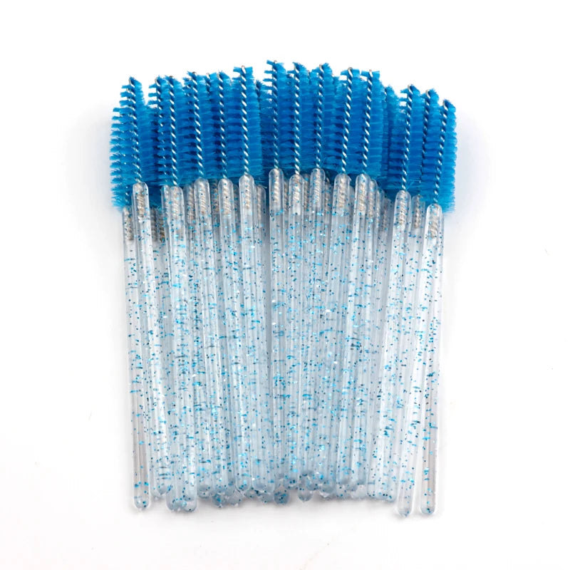 5/50 Pcs Eye Lash Brushes Eyebrow Brush False Eyelashes Extension Tools Mascara Wands Applicator Spoolers Lashes Cosmetic Tool
