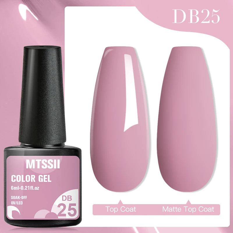 Mtssii 7ML Colorful Reflective Gel Nail Polish Glitter Sparkling Flash Glitter Gel Polish Semi Permanent Varnish Soak Off Nails