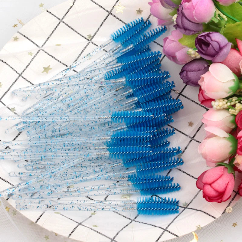 Disposable Eyelash & Eyebrow Mascara Wands (5/50 Pack)