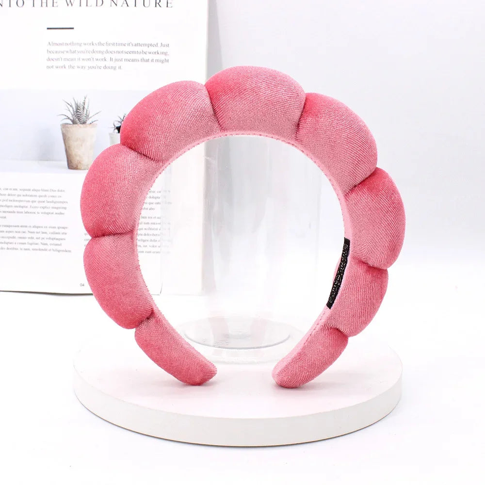 Velvet Spa Headband – Soft Face Wash Hair Band