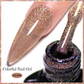 Mtssii 7ML Colorful Reflective Gel Nail Polish Glitter Sparkling Flash Glitter Gel Polish Semi Permanent Varnish Soak Off Nails