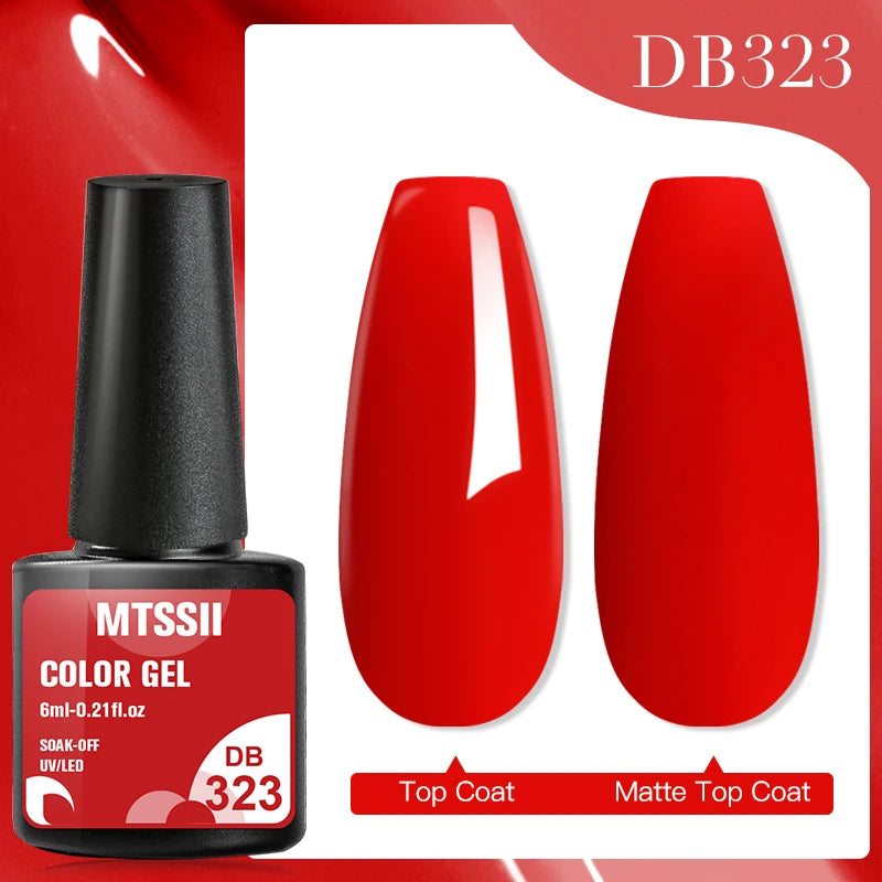 Mtssii 7ML Colorful Reflective Gel Nail Polish Glitter Sparkling Flash Glitter Gel Polish Semi Permanent Varnish Soak Off Nails