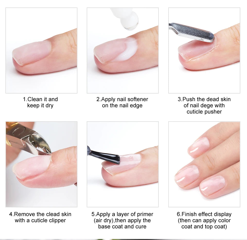 15ML Nail Soften Oil Cuticle Remover for Gel Overgrown Cuticles Soften Eliminating Exfoliant for Nails Manicure Pedicure