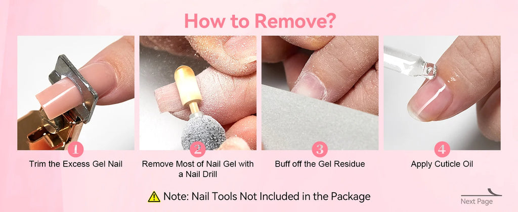 Makartt Poly Nails Acrygel , 50g Clear / Pink / Nude Nail Extension Gel Glitter Builder Nails Gel For Trendy DIY Nail Art Polish
