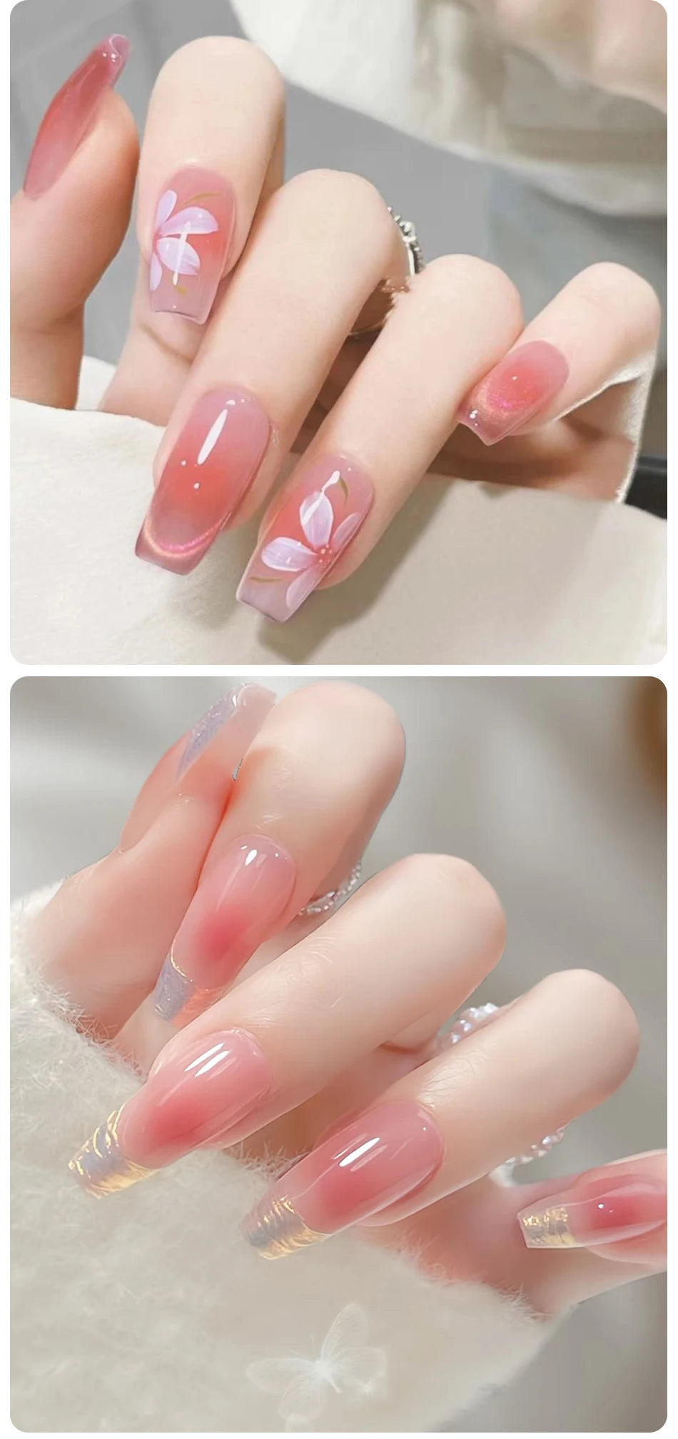 UR SUGAR 4 IN1 Pat Painting Gel Nail 4 Colors Gradient Painting Gel Nail Art Semi Permanent Soak Off UV Nails Used For Gel DIY