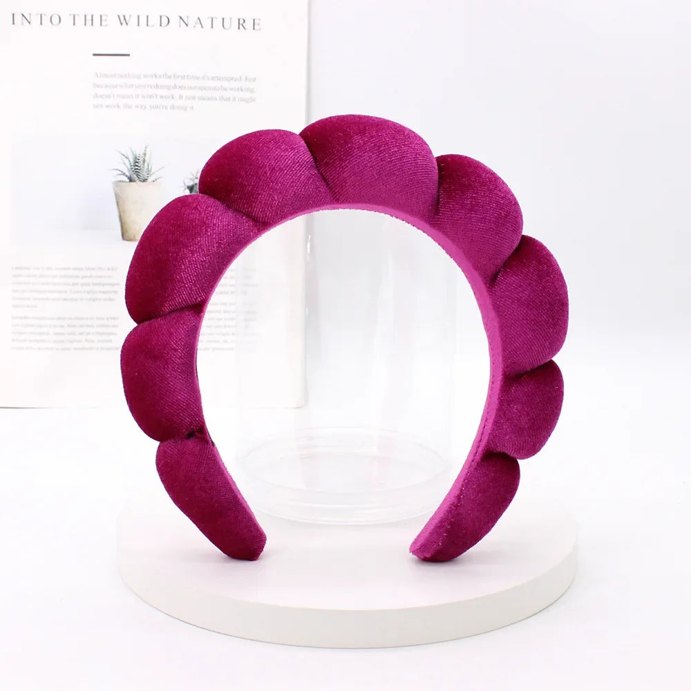 Velvet Spa Headband – Soft Face Wash Hair Band