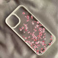 Cherry Blossom Floral Phone Case for iPhone 17 16 Pro Max 15 Pro 14 Plus 13 12 11 16E X XR XS 7 8 Plus SE 2022 Shockproof Cover