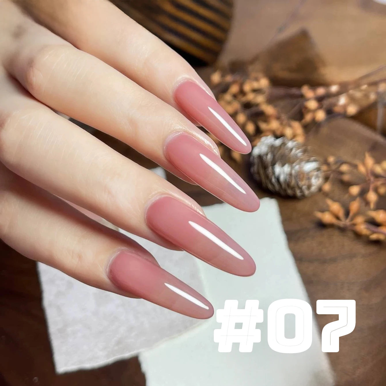 MIANEL Colorful Rock Slice Gel Nail Polish Milky Yellow-White Glittery Cream White Nails Milk Huhu Dopamine 12ml 1-6Pcs
