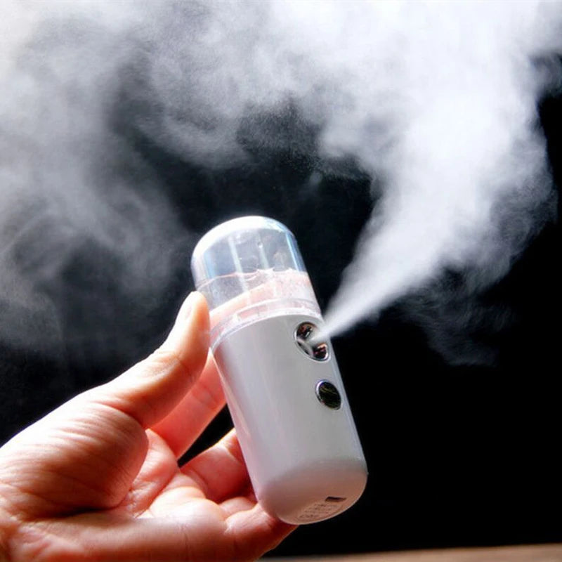 Nano Mister 30 ml Mini Face Humidifier Portable Facial Sprayer USB Rechargeable Handy Skin Care Machine for Face Hydrating