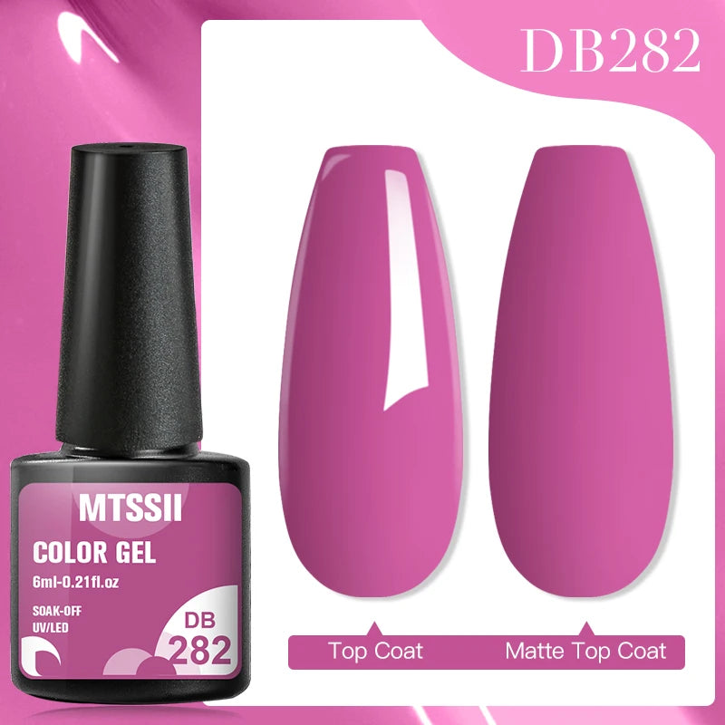 Mtssii 7ML Colorful Reflective Gel Nail Polish Glitter Sparkling Flash Glitter Gel Polish Semi Permanent Varnish Soak Off Nails
