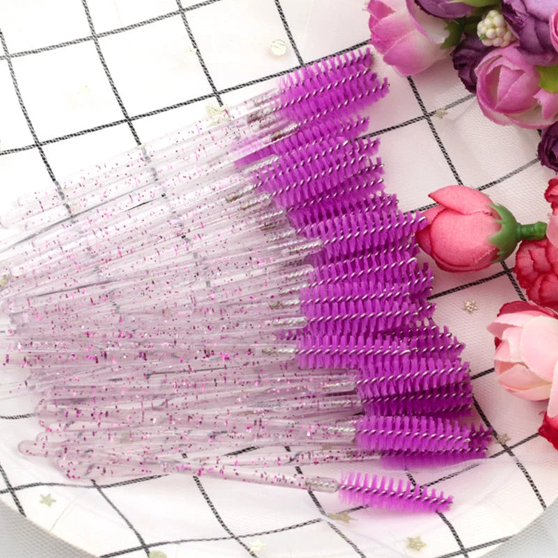Disposable Eyelash & Eyebrow Mascara Wands (5/50 Pack)