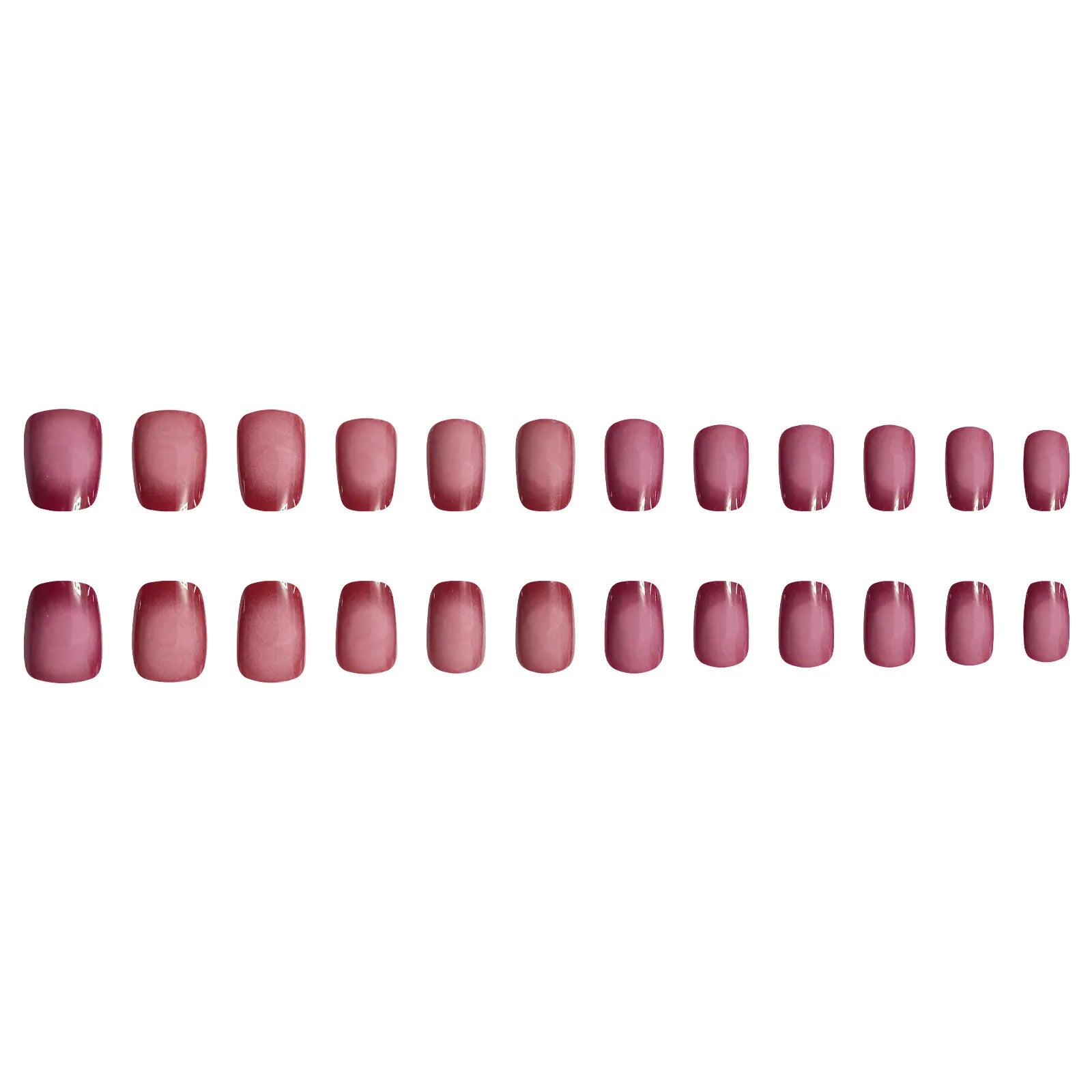 24pcs/set short saure fake nails for Spring summer season french style flowers butterfly design press on false nail art tips