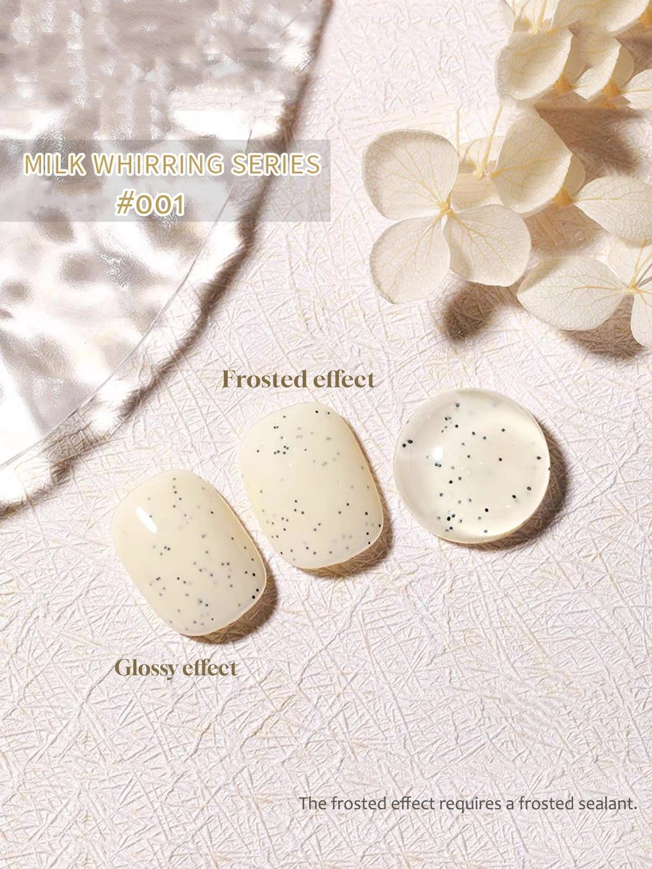 MIANEL Colorful Rock Slice Gel Nail Polish Milky Yellow-White Glittery Cream White Nails Milk Huhu Dopamine 12ml 1-6Pcs