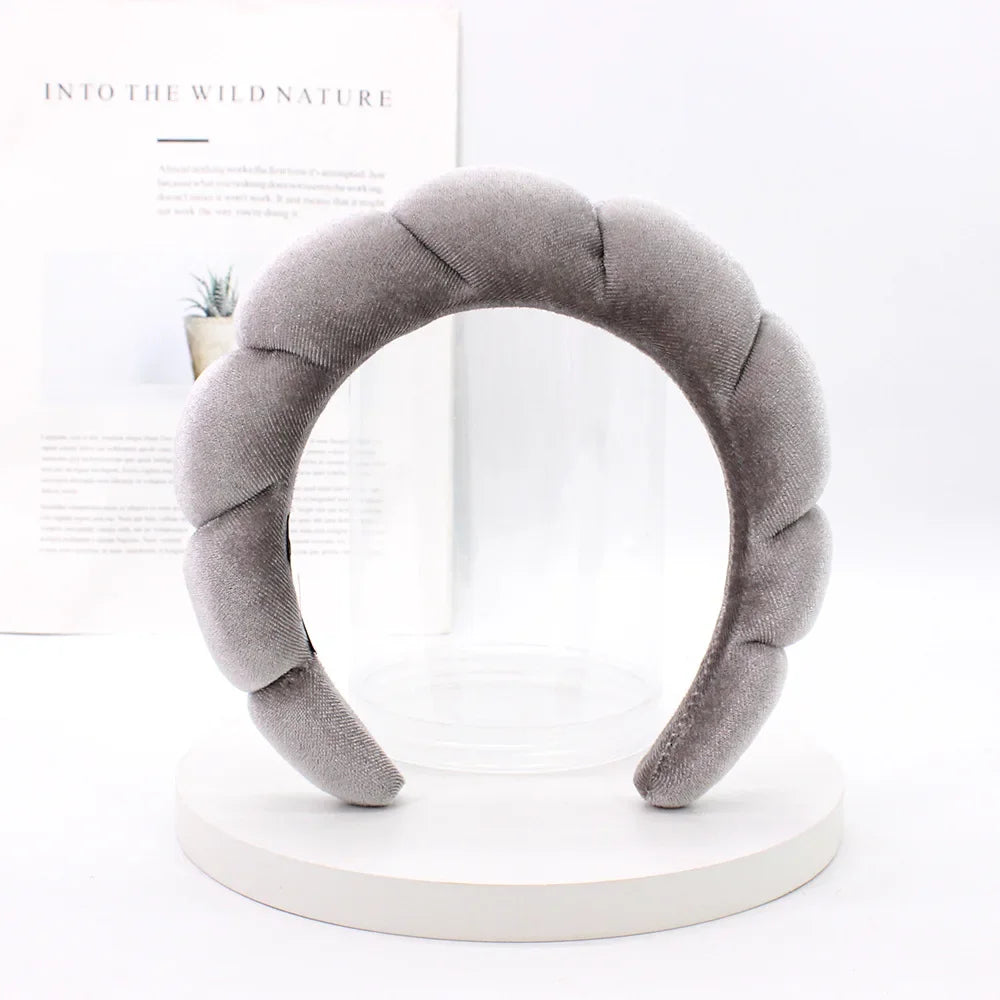 Velvet Spa Headband – Soft Face Wash Hair Band