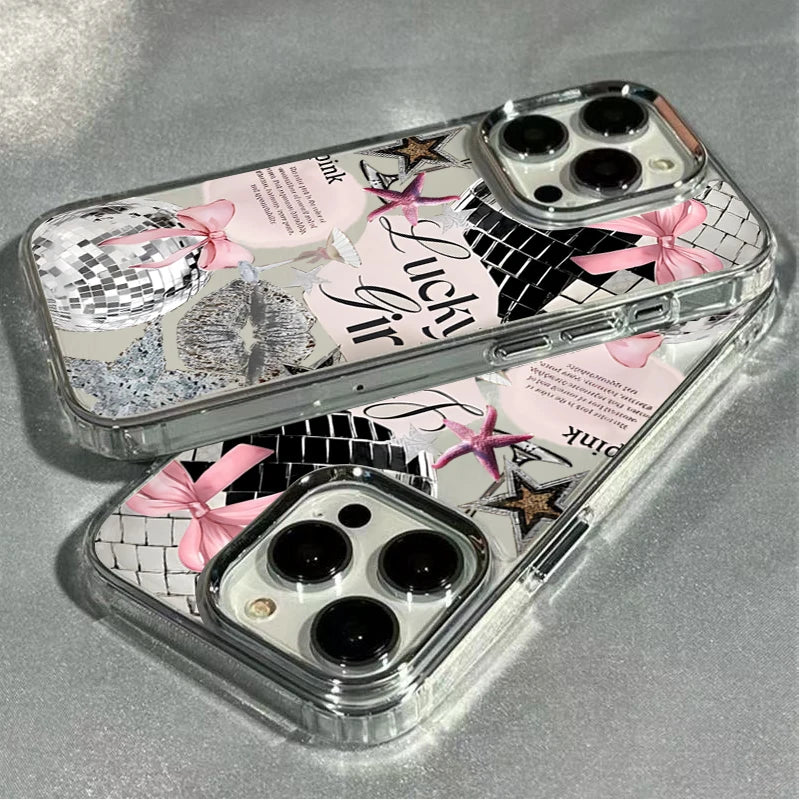 Trendy Leopard Print Star Patchwork Phone Case for iPhone 17 Cases iPhone Air 16 15 14 13 12 11Pro Max 16E XS XR X 7 8Plus Cover