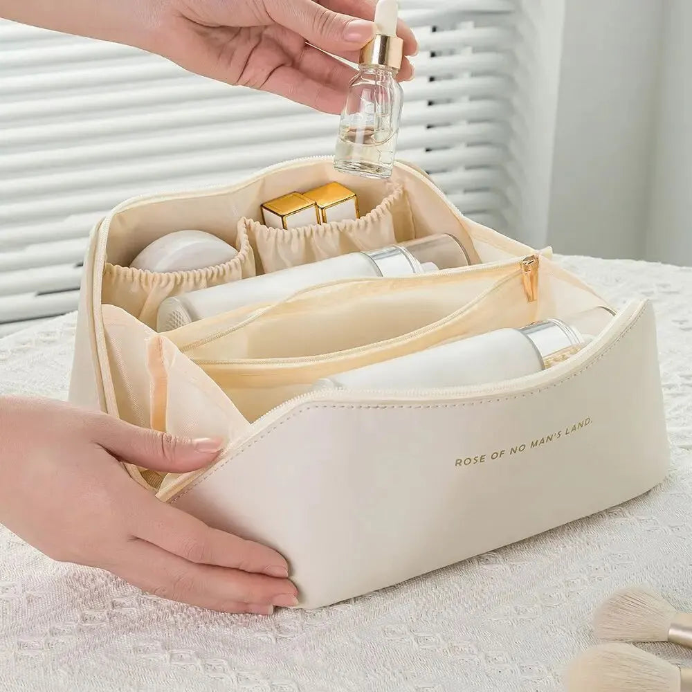 Luxury Makeup Organizer Bag – Travel Cosmetic Pouch