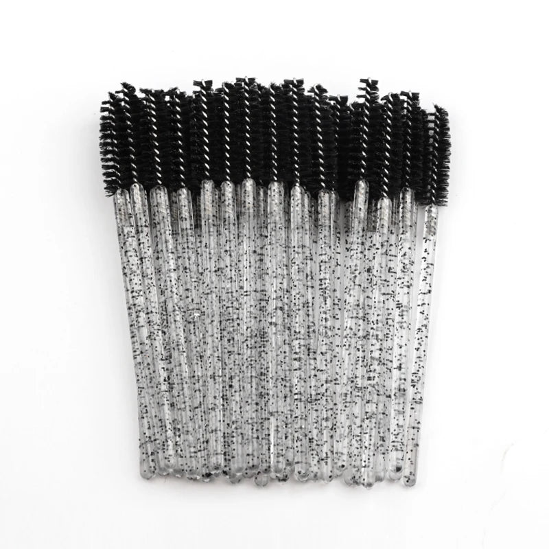 5/50 Pcs Eye Lash Brushes Eyebrow Brush False Eyelashes Extension Tools Mascara Wands Applicator Spoolers Lashes Cosmetic Tool