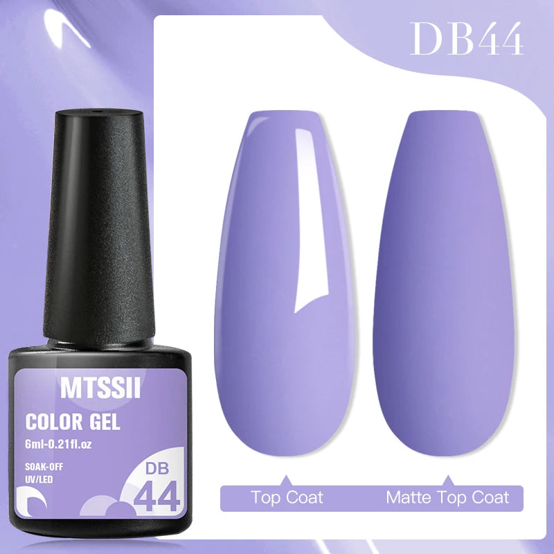 Mtssii 7ML Colorful Reflective Gel Nail Polish Glitter Sparkling Flash Glitter Gel Polish Semi Permanent Varnish Soak Off Nails