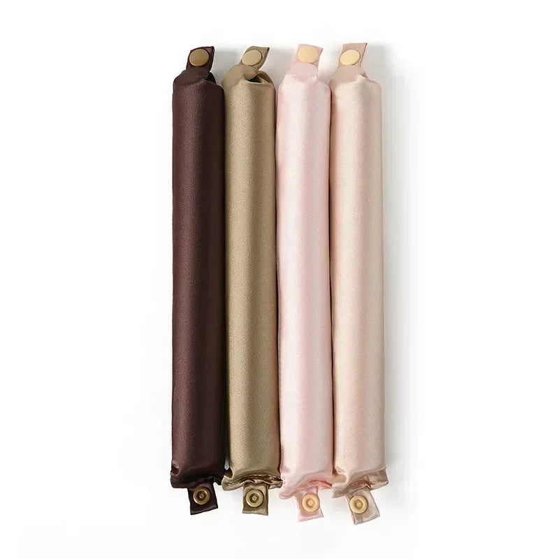 Heatless Satin Hair Curler Set – Overnight Soft Curls