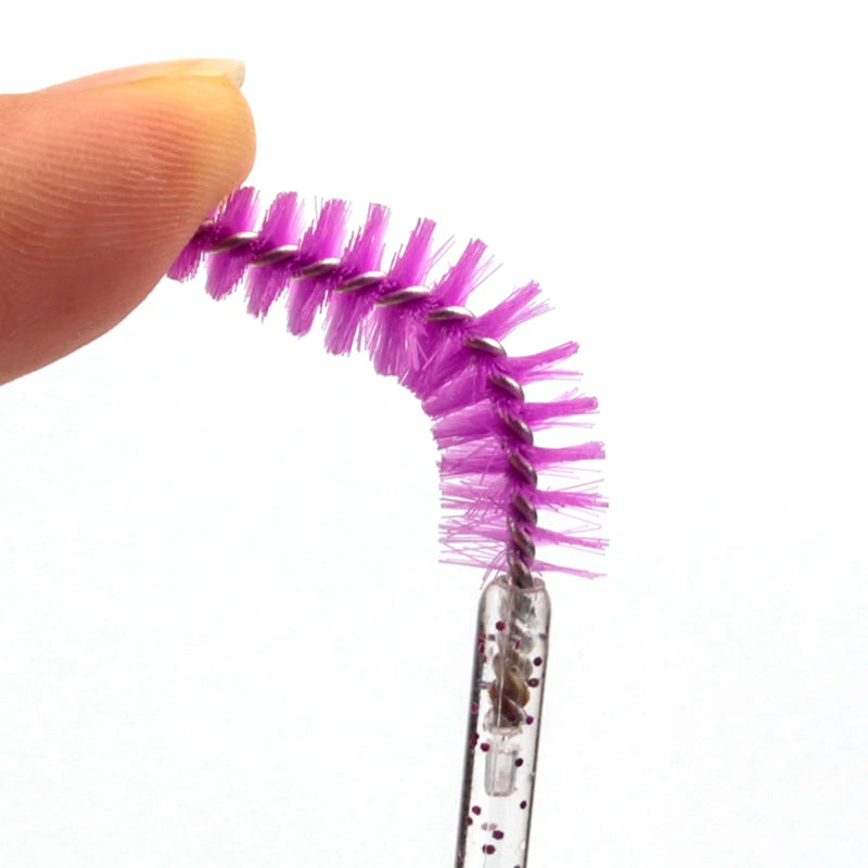 5/50 Pcs Eye Lash Brushes Eyebrow Brush False Eyelashes Extension Tools Mascara Wands Applicator Spoolers Lashes Cosmetic Tool